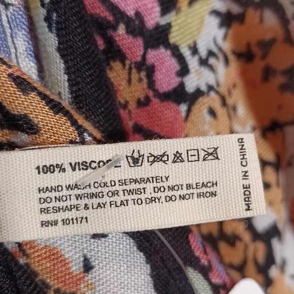 Ruggine garden of flowers kimono OS New Nwt - Picture 6 of 9